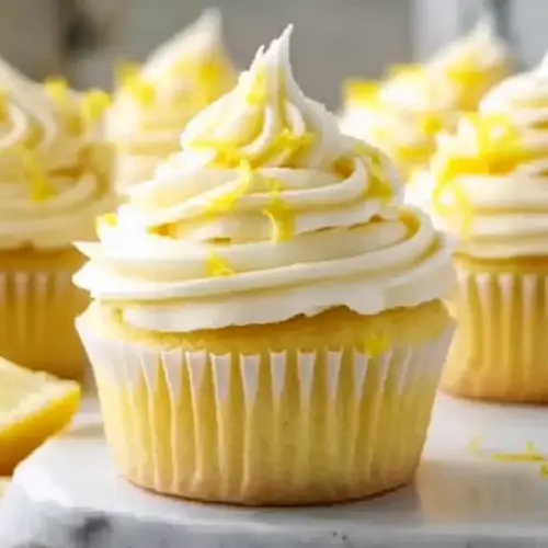 Lemon Cupcakes with Lemon Frosting