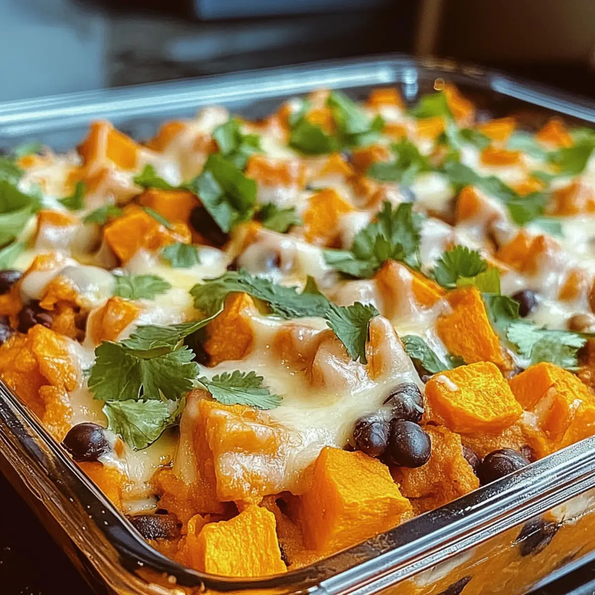 Sweet Potato and Black Bean Casserole