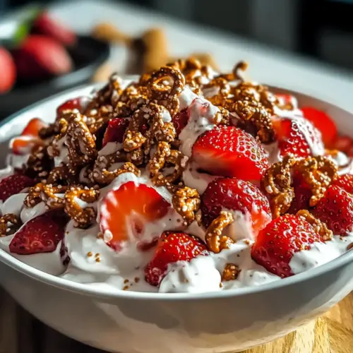 Fresh Strawberry Crackle Salad