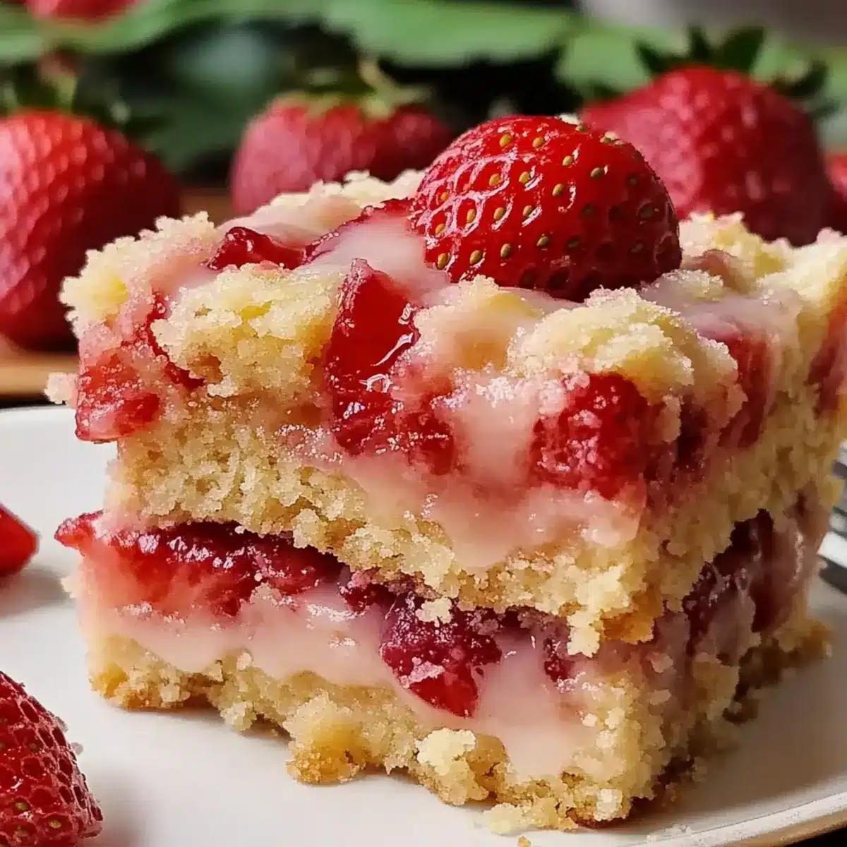 Strawberry Shortcake Bars