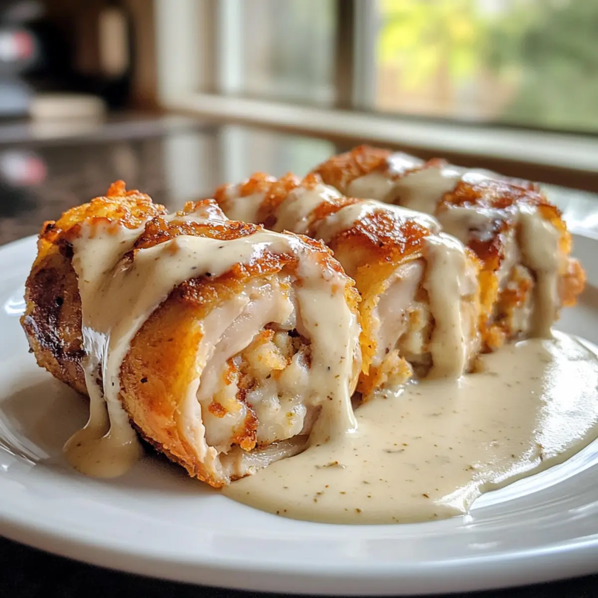 Chicken and Stuffing Roll Ups
