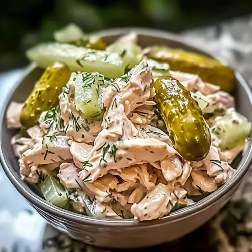 Dill Pickle Chicken Salad: Creamy Crunchy