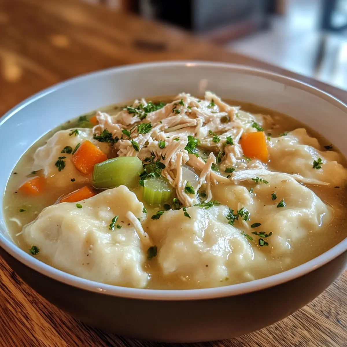 Homemade Chicken and Dumplings