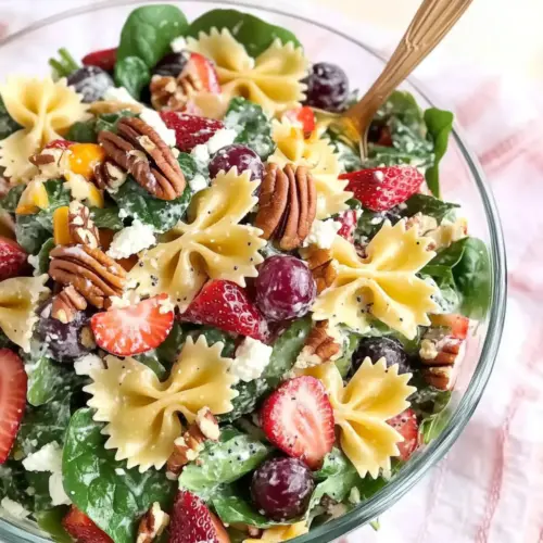 Strawberry Fields Pasta Salad
