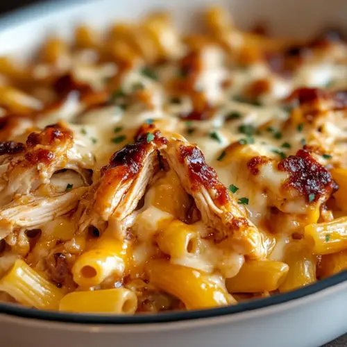 BBQ Chicken Mac and Cheese