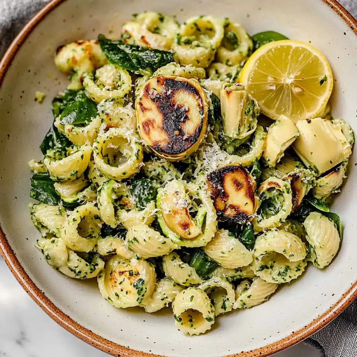 Lemon Basil Pasta Salad