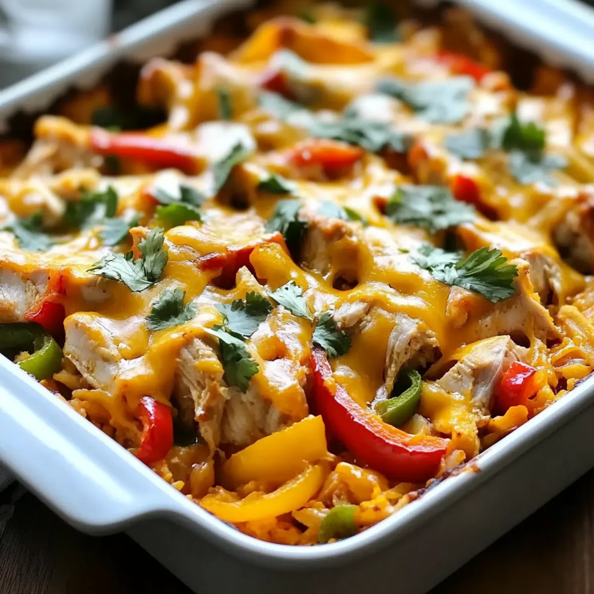 Chicken Fajita Casserole