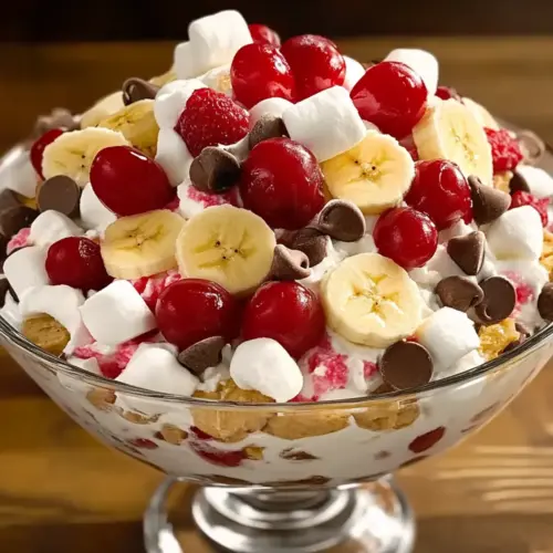Banana Split Fluff Salad