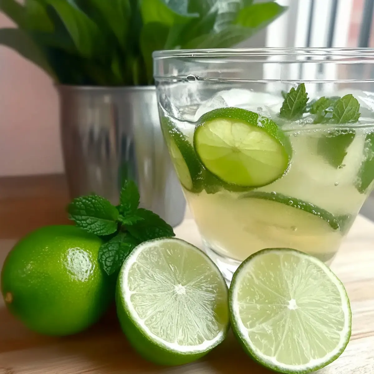 Sparkling Lime Mint Punch