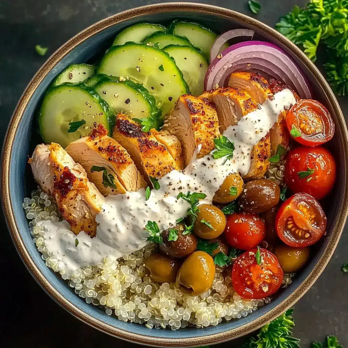 Mediterranean Chicken Bowl