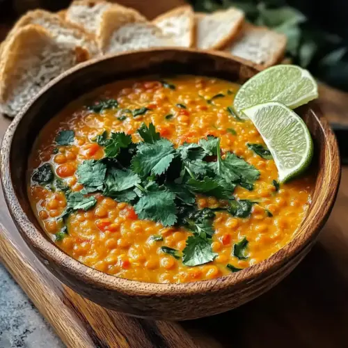 Thai Coconut Red Lentil Soup