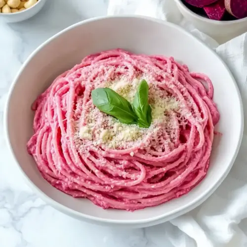 Healthy Vegan Pink Pasta