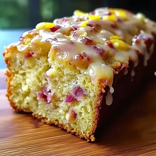 Lemon Rhubarb Loaf