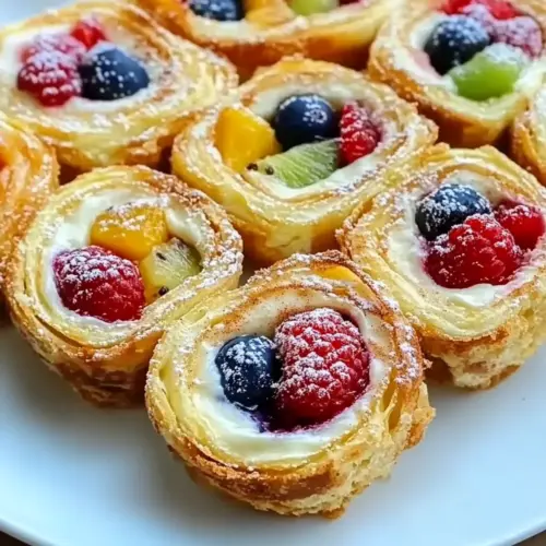 Cheesecake Fruit Salad Roll Ups