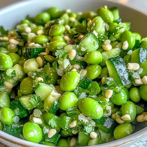 Cucumber Edamame Salad