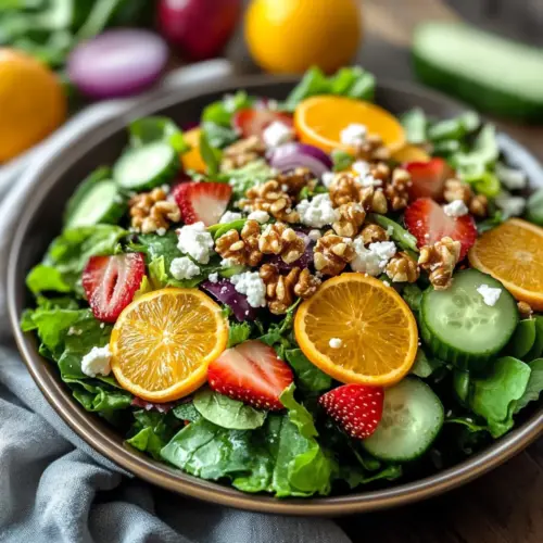 Bright Spring Salad with Citrus Vinaigrette