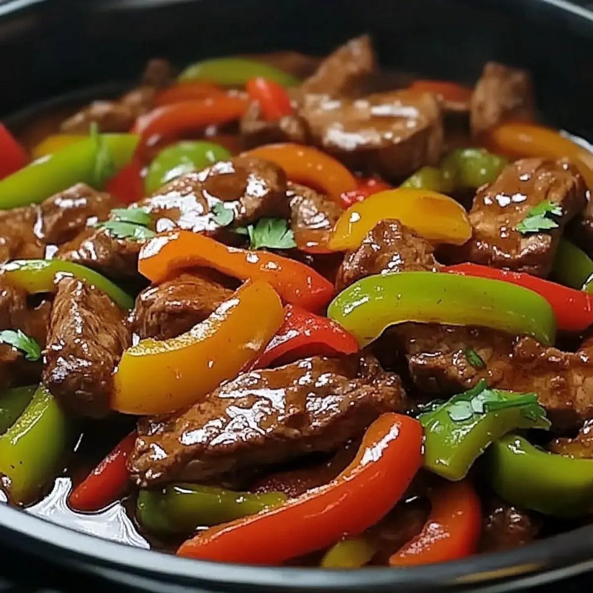 PEPPER STEAK IN A CROCK POT