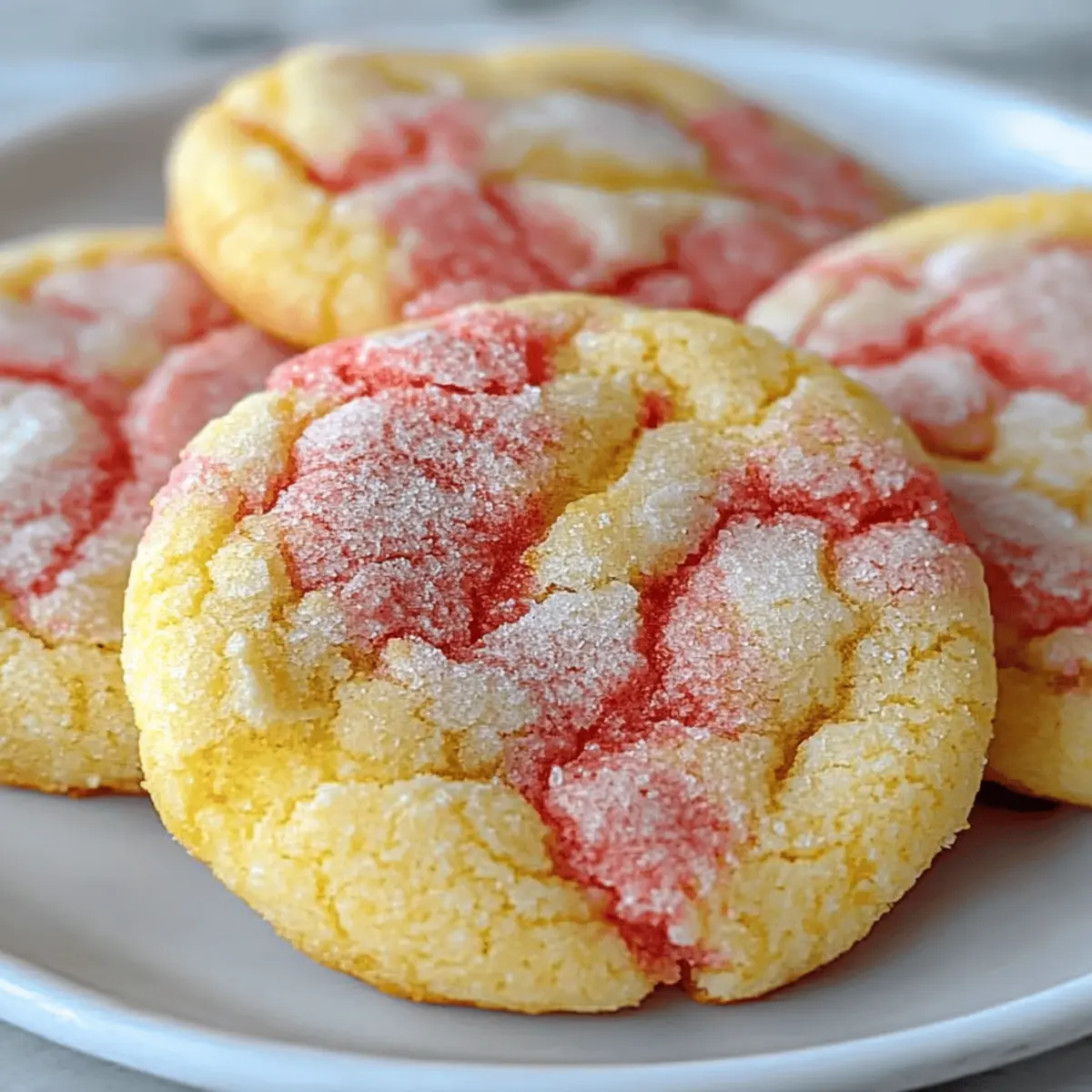 Strawberry Lemonade Cookies