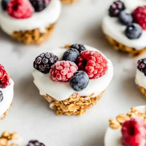 Frozen Yogurt Granola Cups