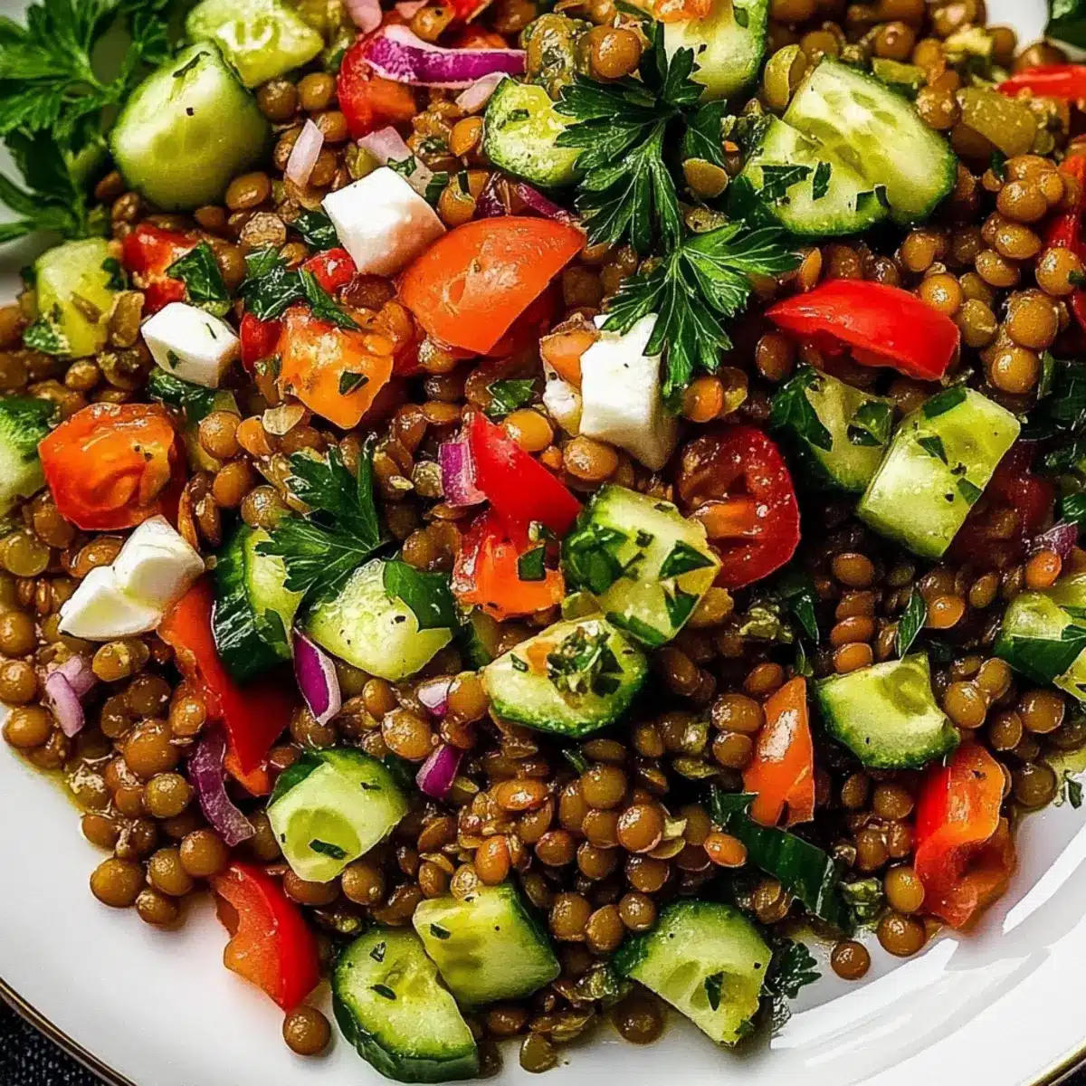 Mediterranean Lentil Salad