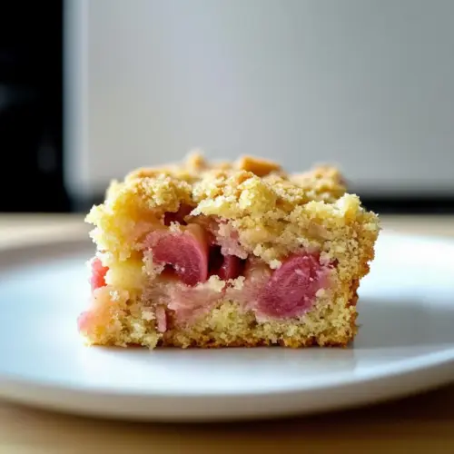Rhubarb Buckle
