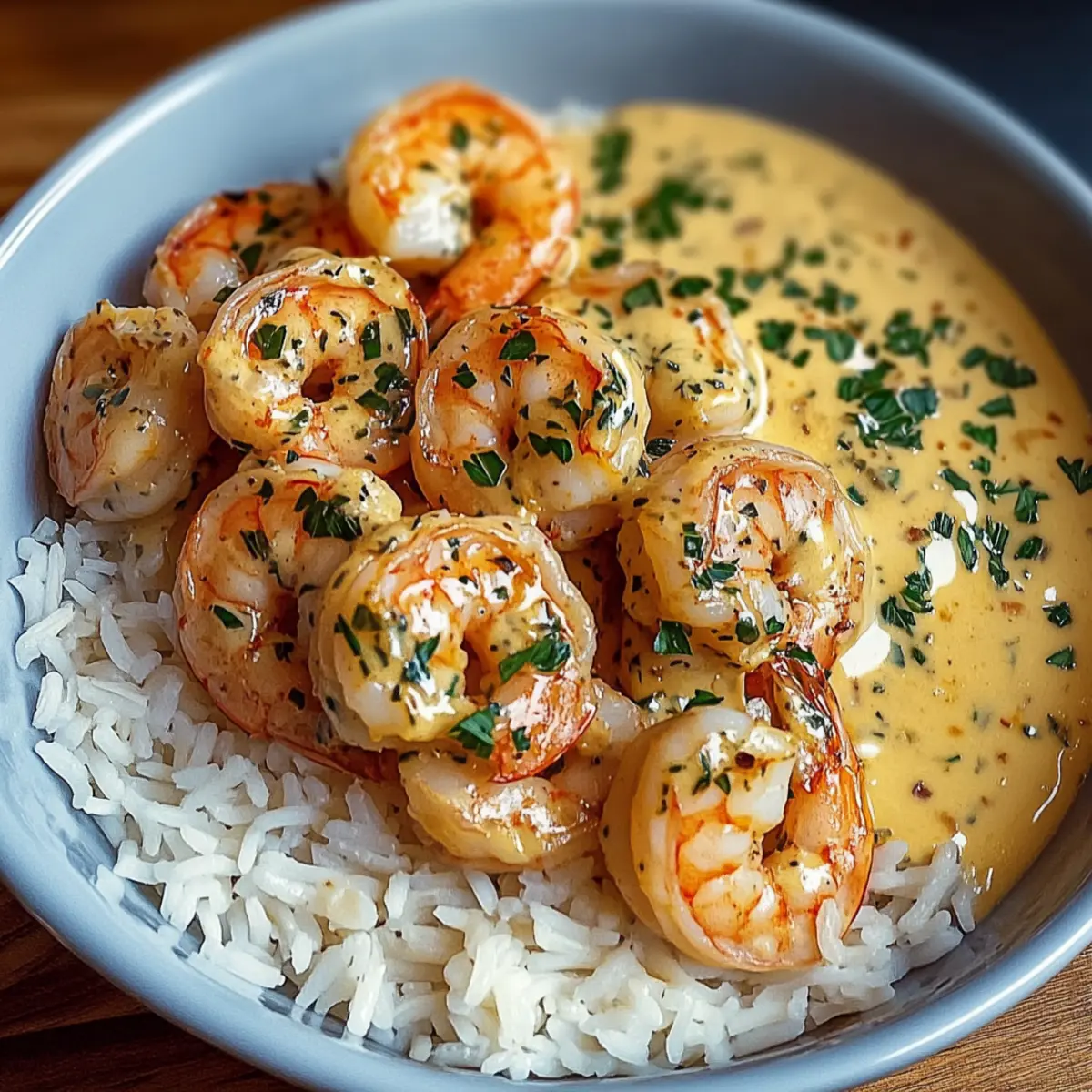 Creamy Garlic Shrimp