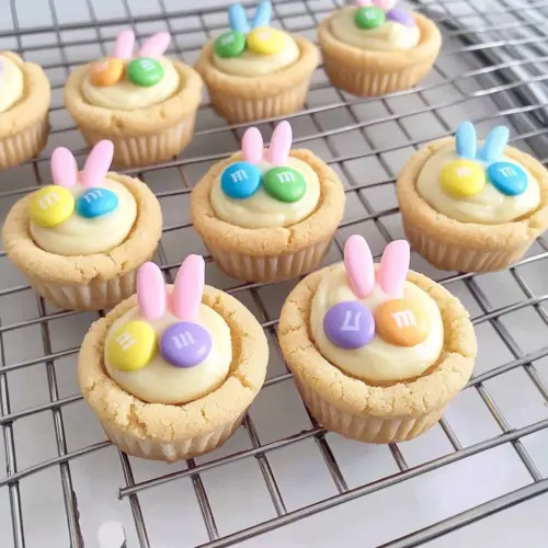 Easter Bunny Sugar Cookie Cups