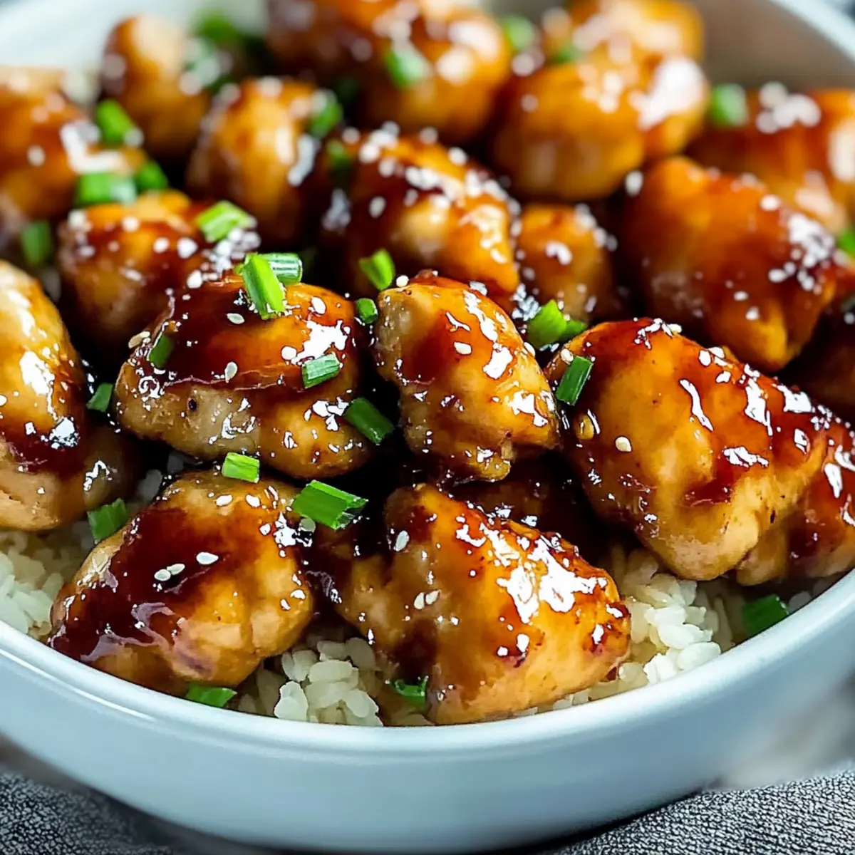 Honey Garlic Chicken