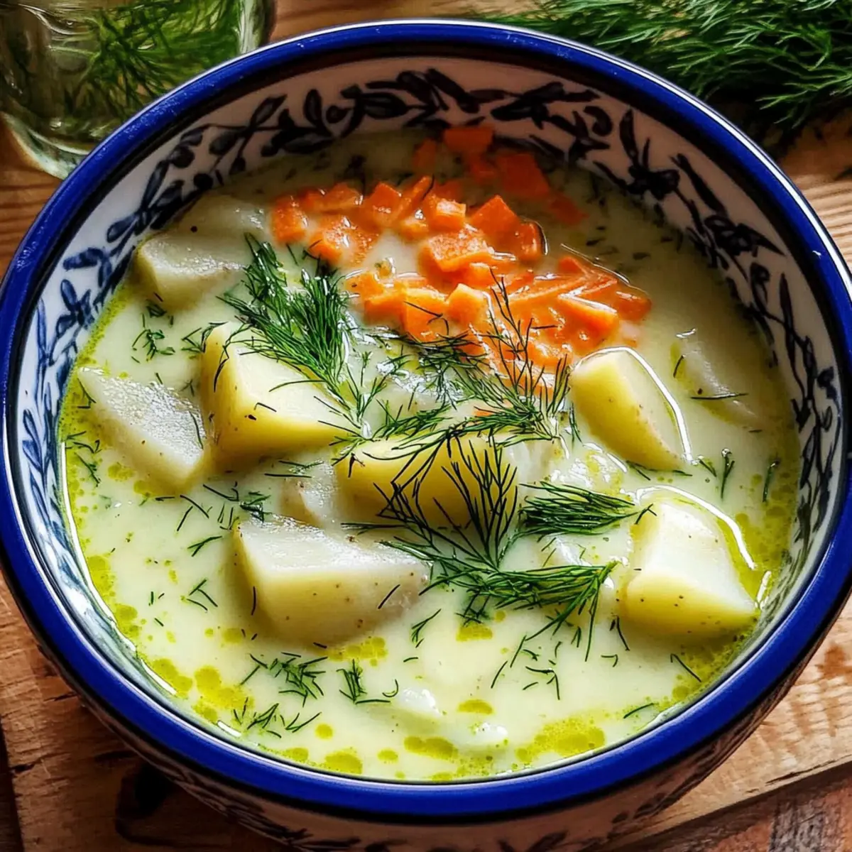 Creamy Potato & Dill Soup