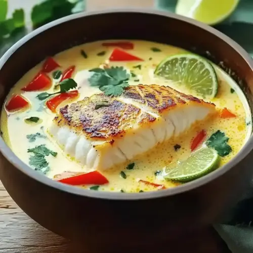 Coconut Lime Fish Soup