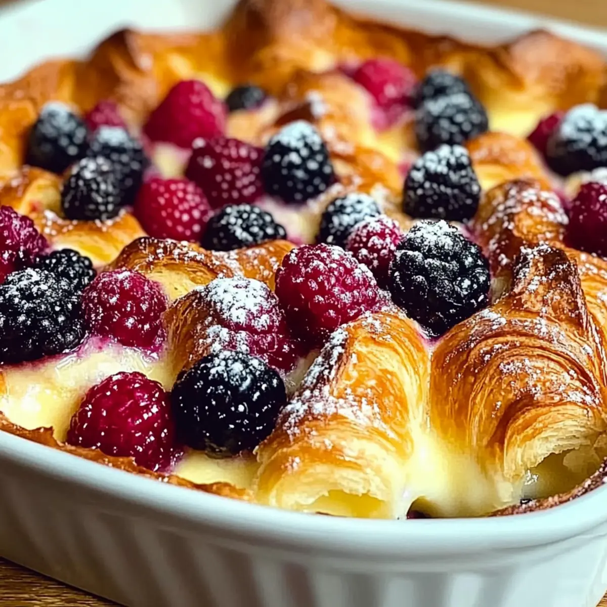 Berry Croissant Breakfast Bake