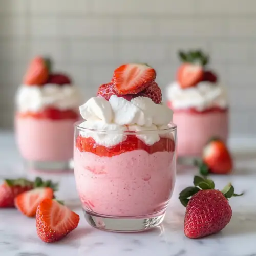 Fresh Strawberry Mousse