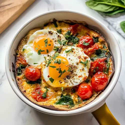 Baked Feta Eggs