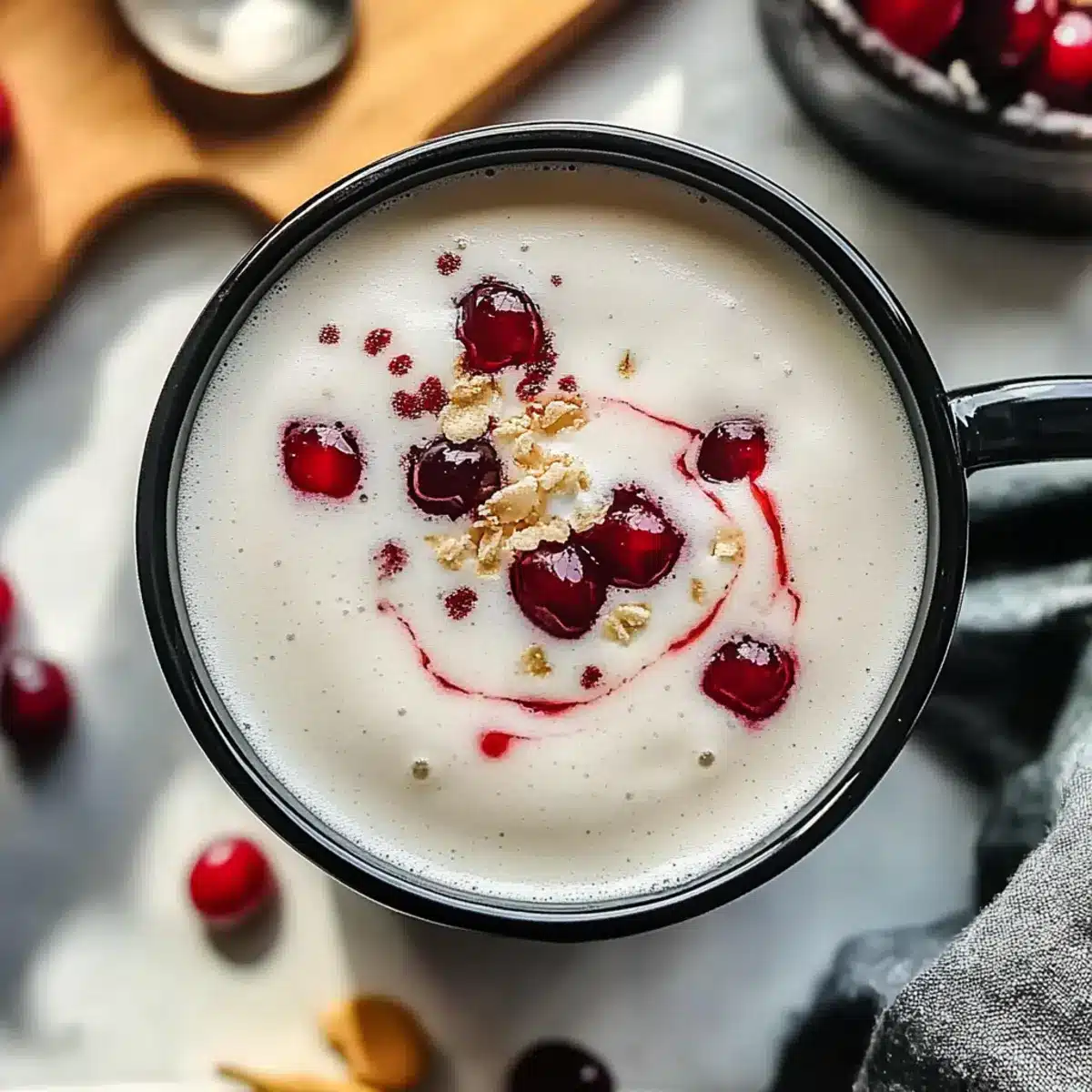 Cherry Vanilla Tea Latte