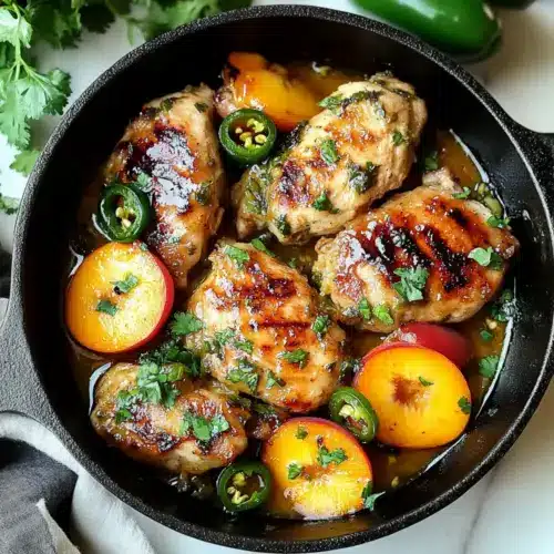Jalapeno Peach Chicken