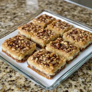 Amish butter pecan icebox bars