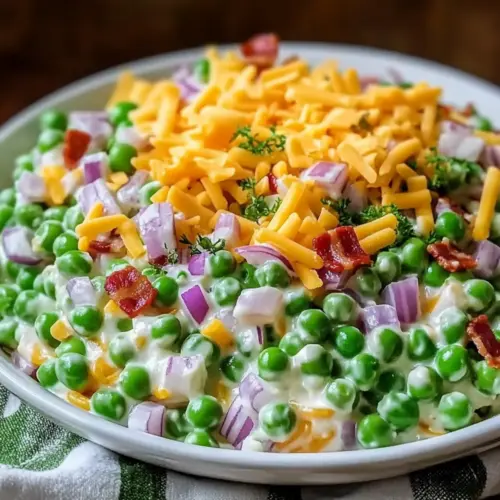 Old Fashioned Pea Salad