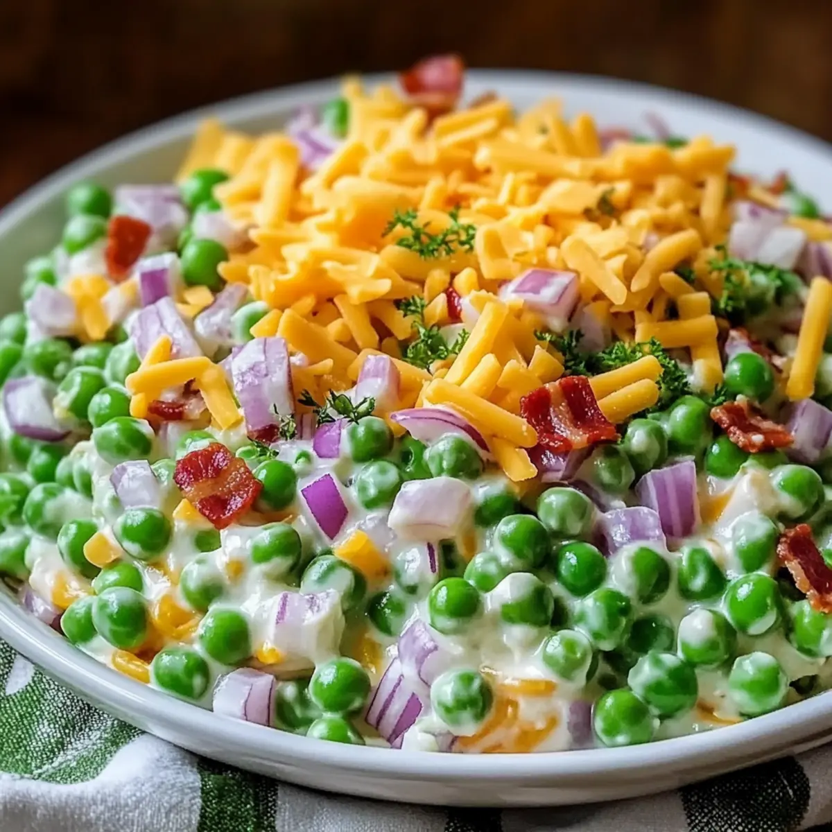 Old Fashioned Pea Salad
