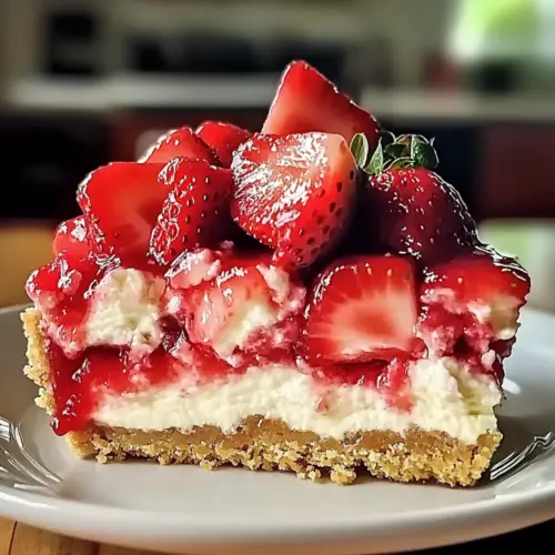 Strawberry Cheesecake Dump Cake
