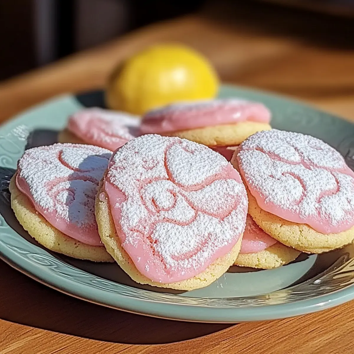 Pink Lemonade Cookies