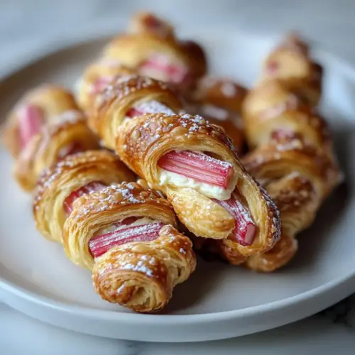 Rhubarb Cream Cheese Danish Twists Bakery Bliss