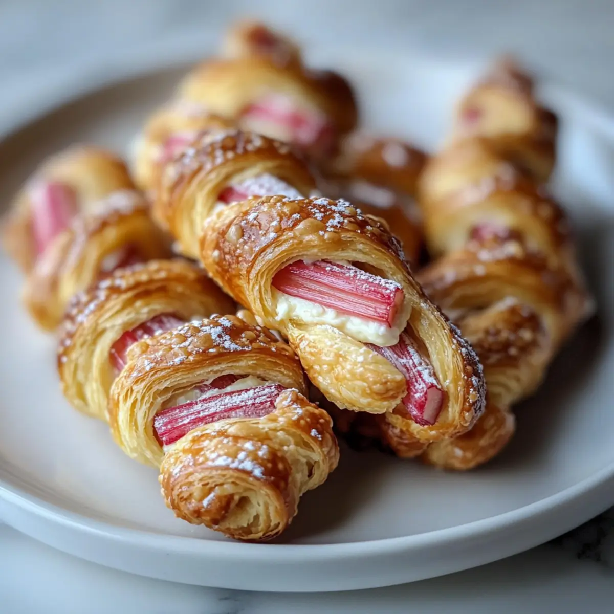 Rhubarb Cream Cheese Danish Twists Bakery Bliss