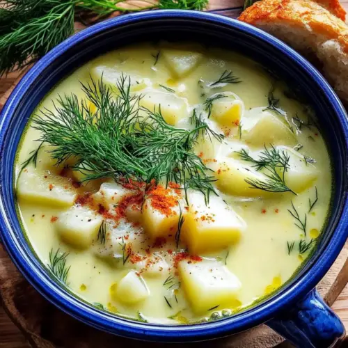 Creamy Potato & Dill Soup