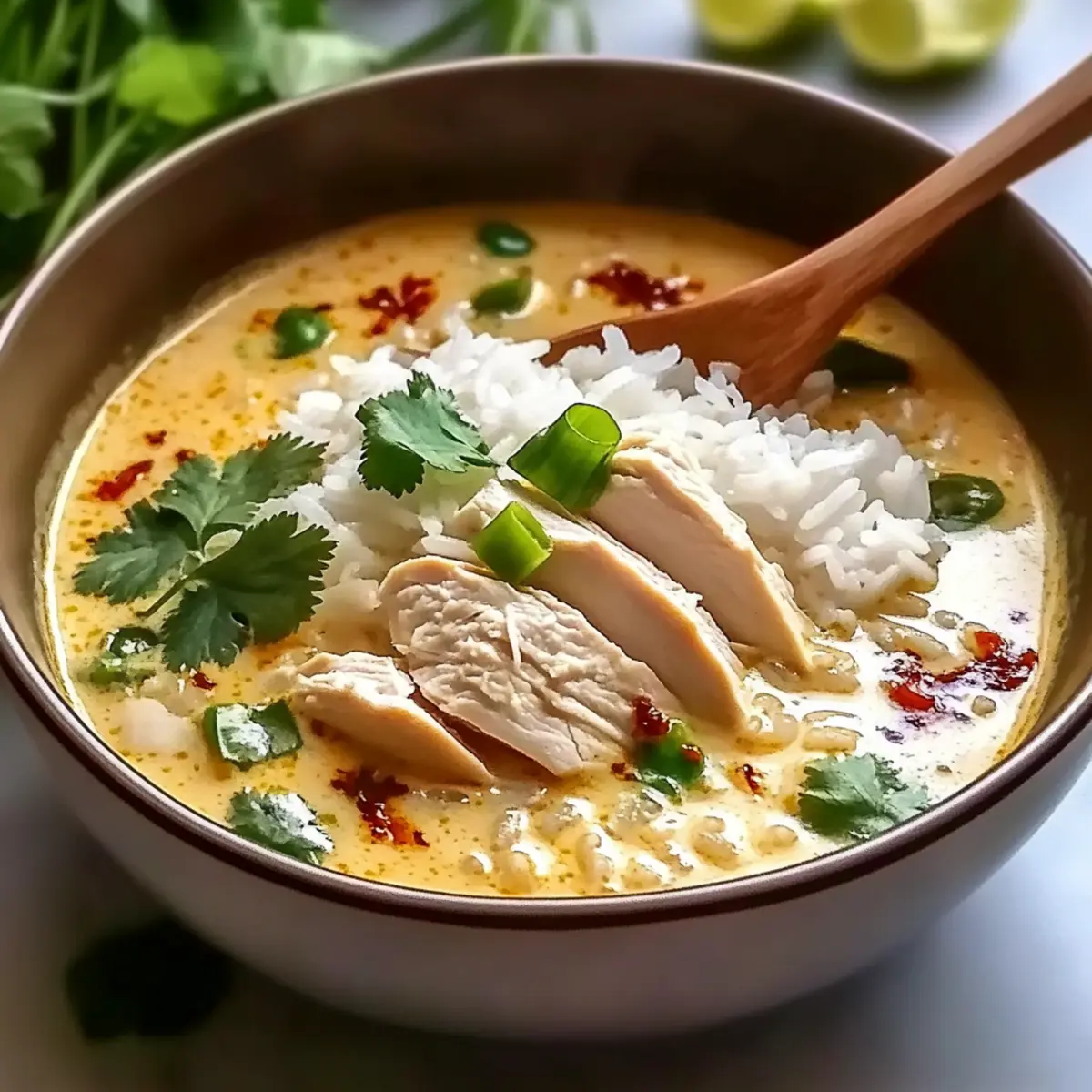 Coconut Chicken Brothy Rice