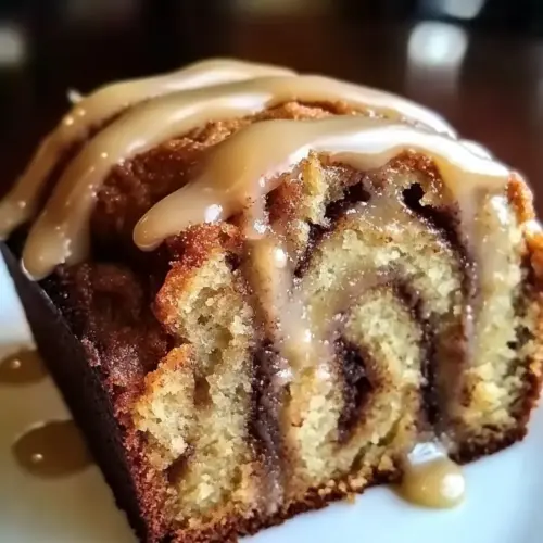 Cinnamon Roll Banana Bread