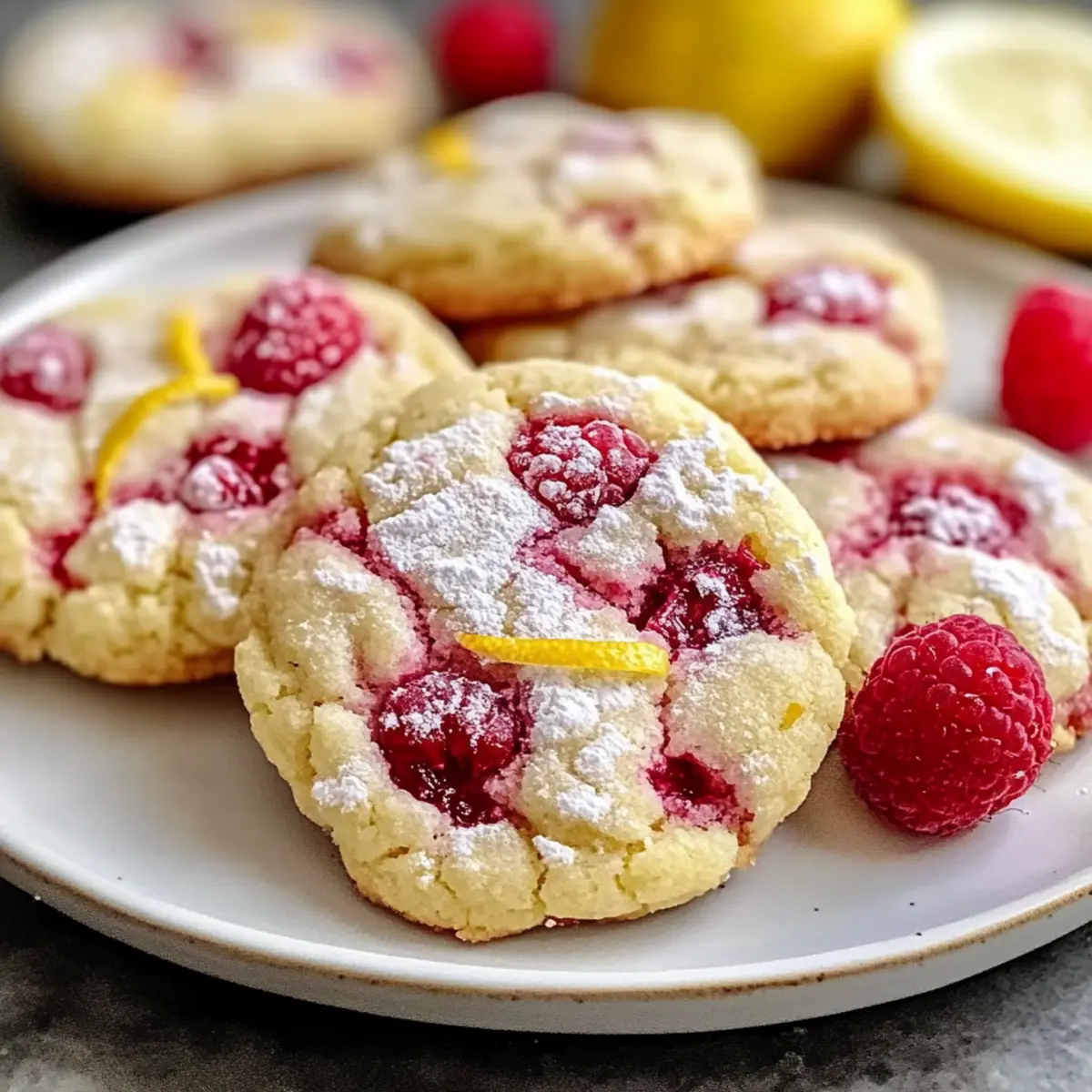Lemon Raspberry Cookies
