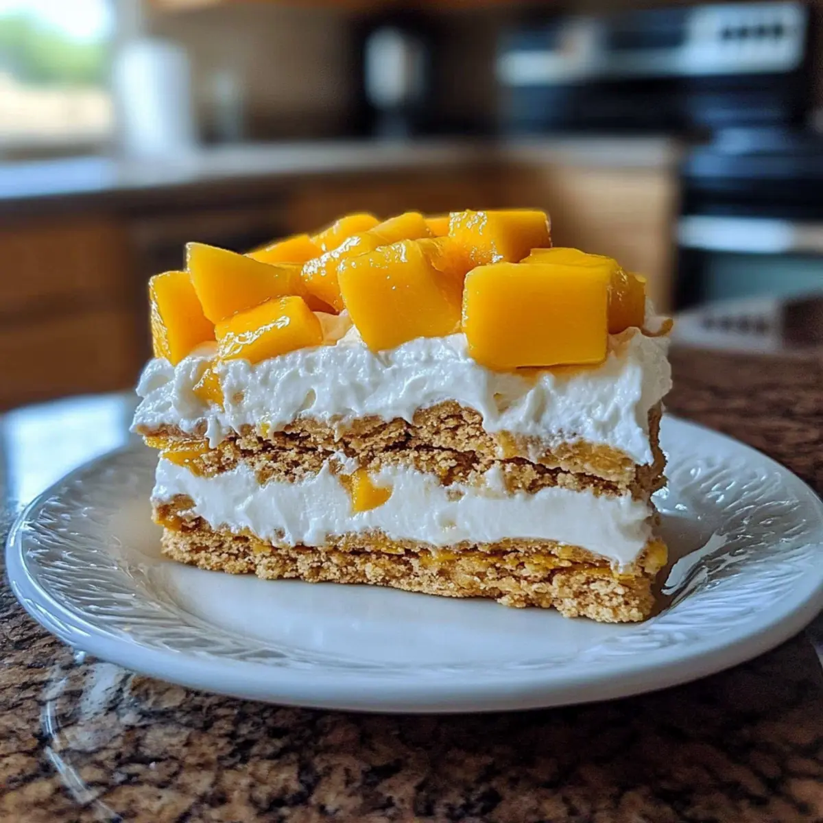 No Bake Mango Float