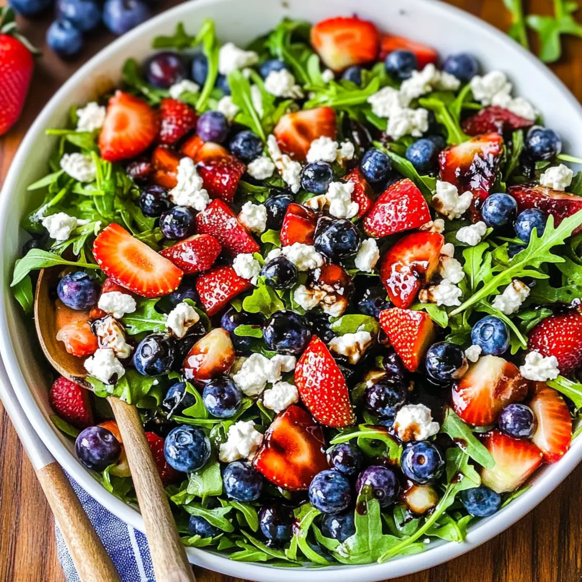 Arugula Salad with Berries