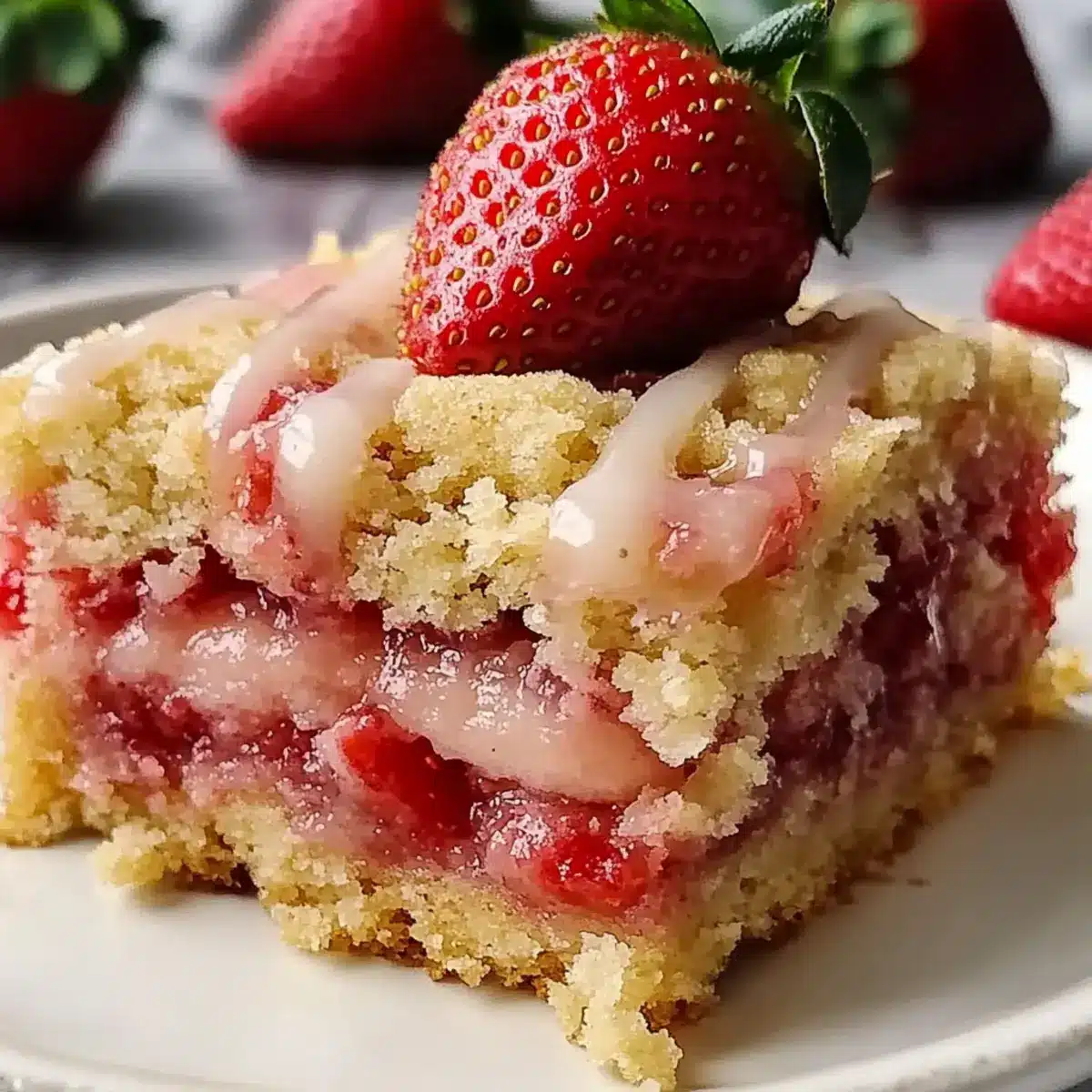 Strawberry Shortcake Bars