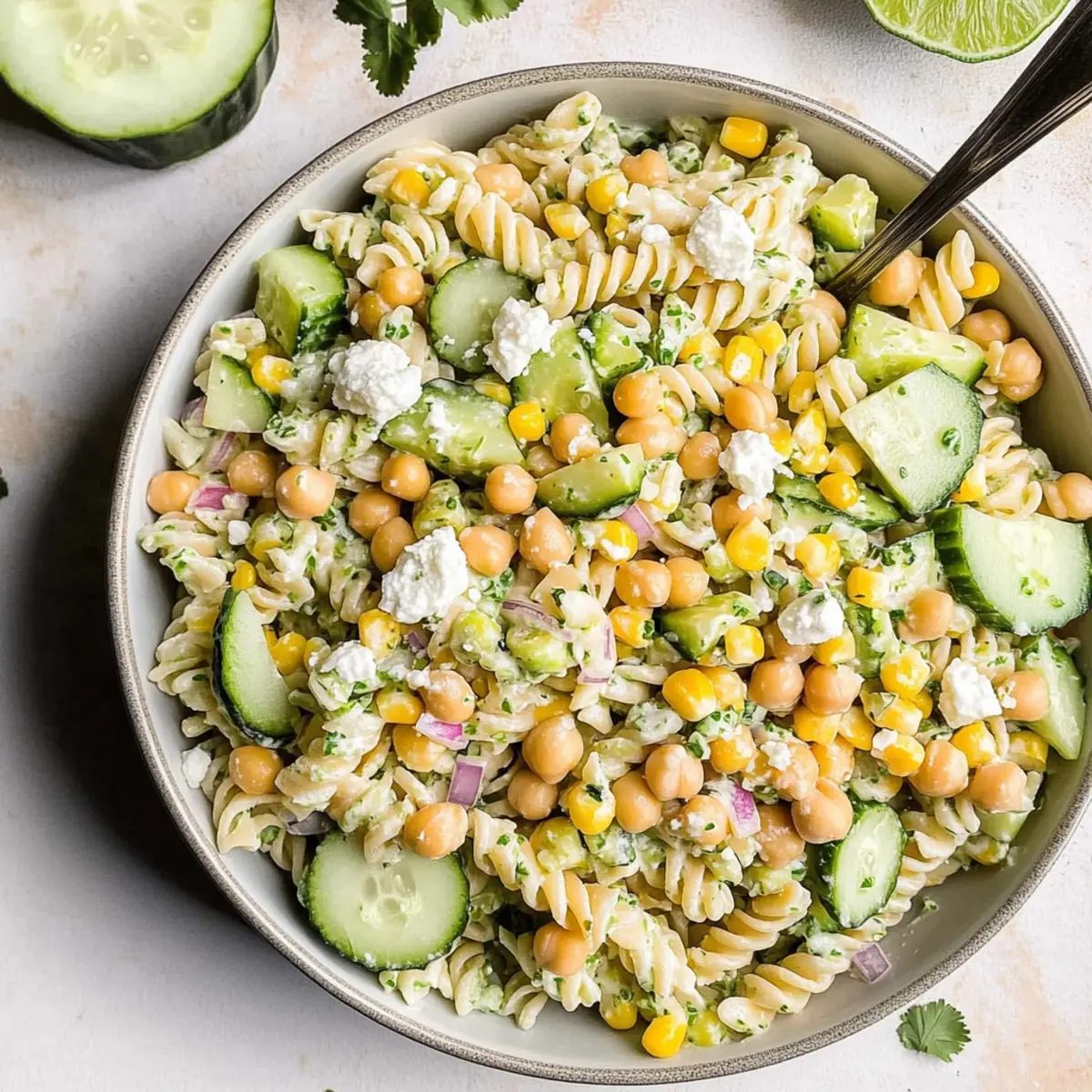 Cilantro Lime Pasta Salad